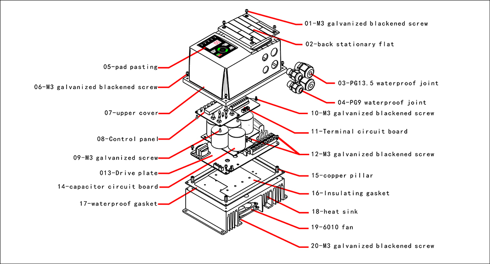 H3000Exploded-view