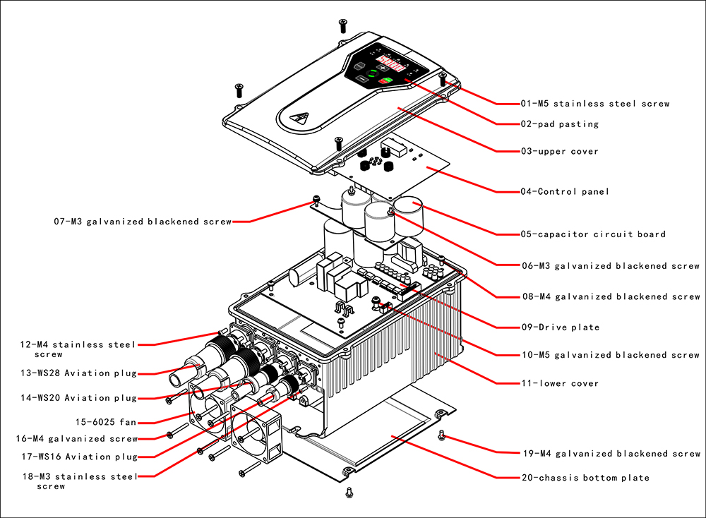 H7000Exploded-view